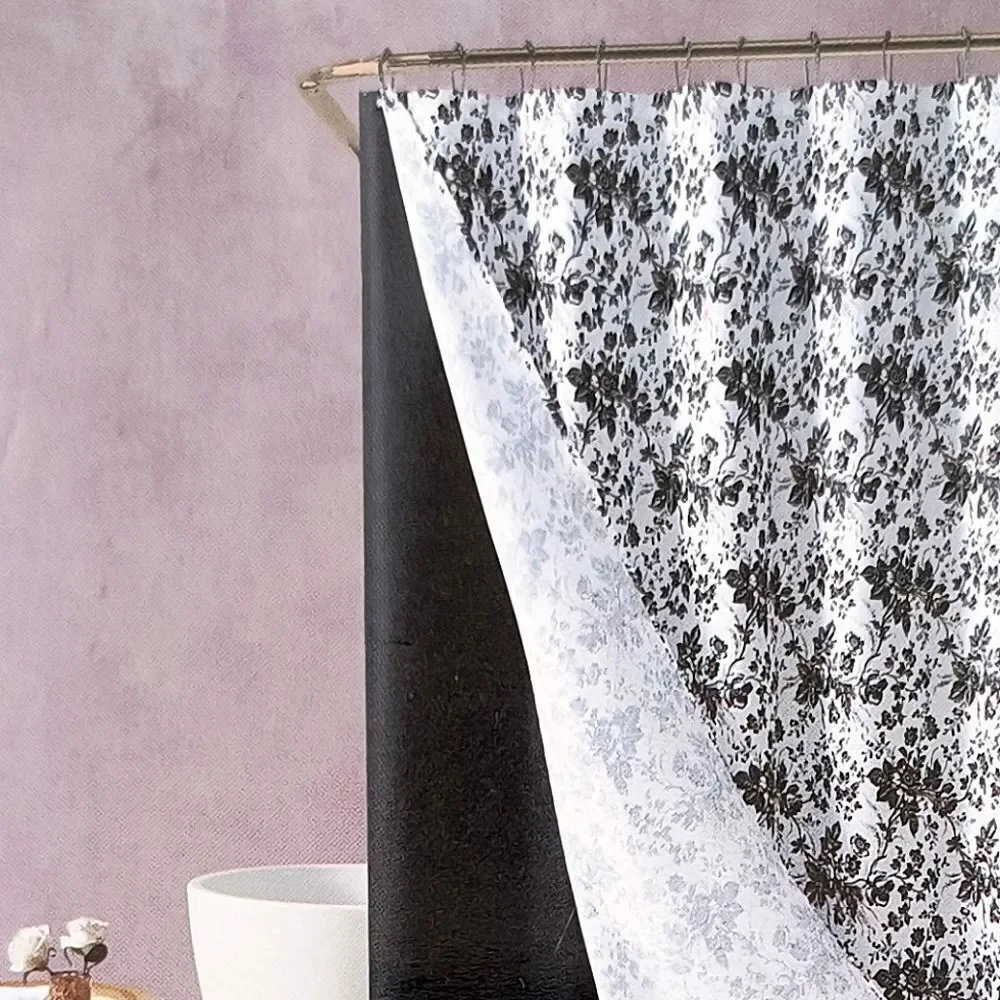 Betsey Johnson 14 Piece Floral Shower Curtain Set